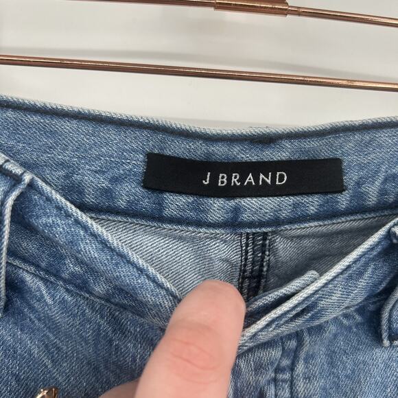 J Brand Straight Leg Button Fly Raw Hem Ankle Jeans Size 27 - Picture 5 of 8